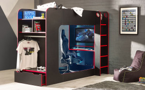 julian-bowen/impact-gaming-bunk-black-red-with-gaming-chair-roomset.jpg