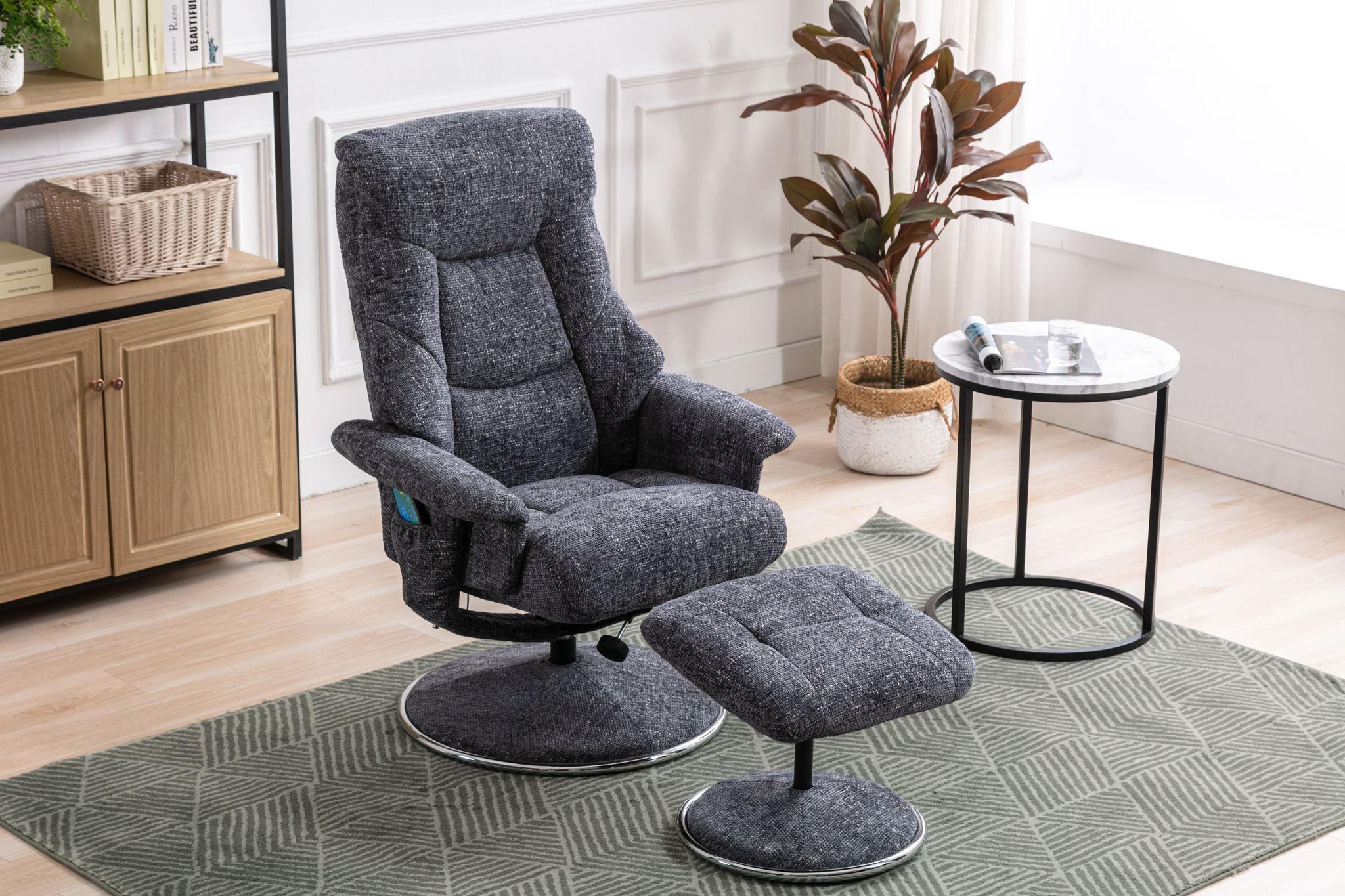 Deans Furnishers - Upholstery - Denver Granite Leather